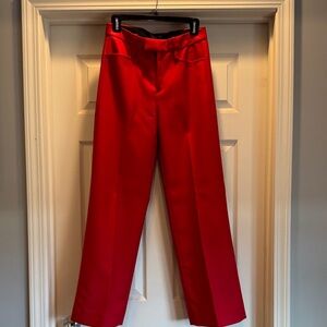 Banana Republic Red LIDO Wide-Leg Pant